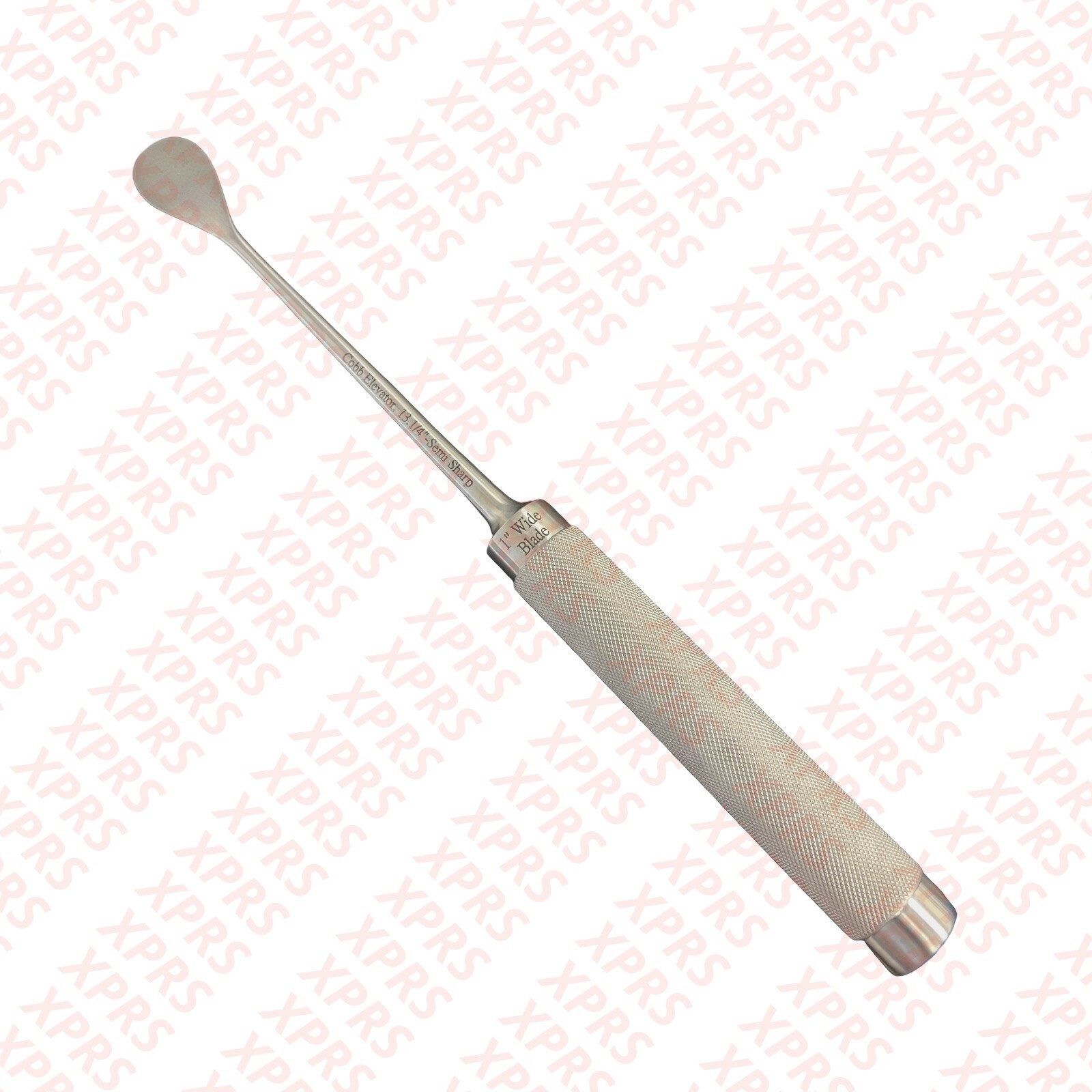 Set of 2 Cobb Spinal Elevator, 13″, Slightly Curved, Semi-Sharp, 1″ Wide Tip