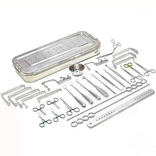Tonsillectomy and Adenoidectomy 30 pcs kit Surgical Instruments Set with Box