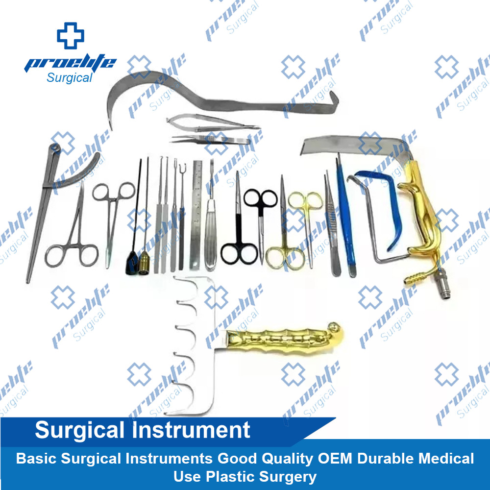 Basic Surgical Instruments Good Quality OEM Durable Medical Use Plastic Surgery