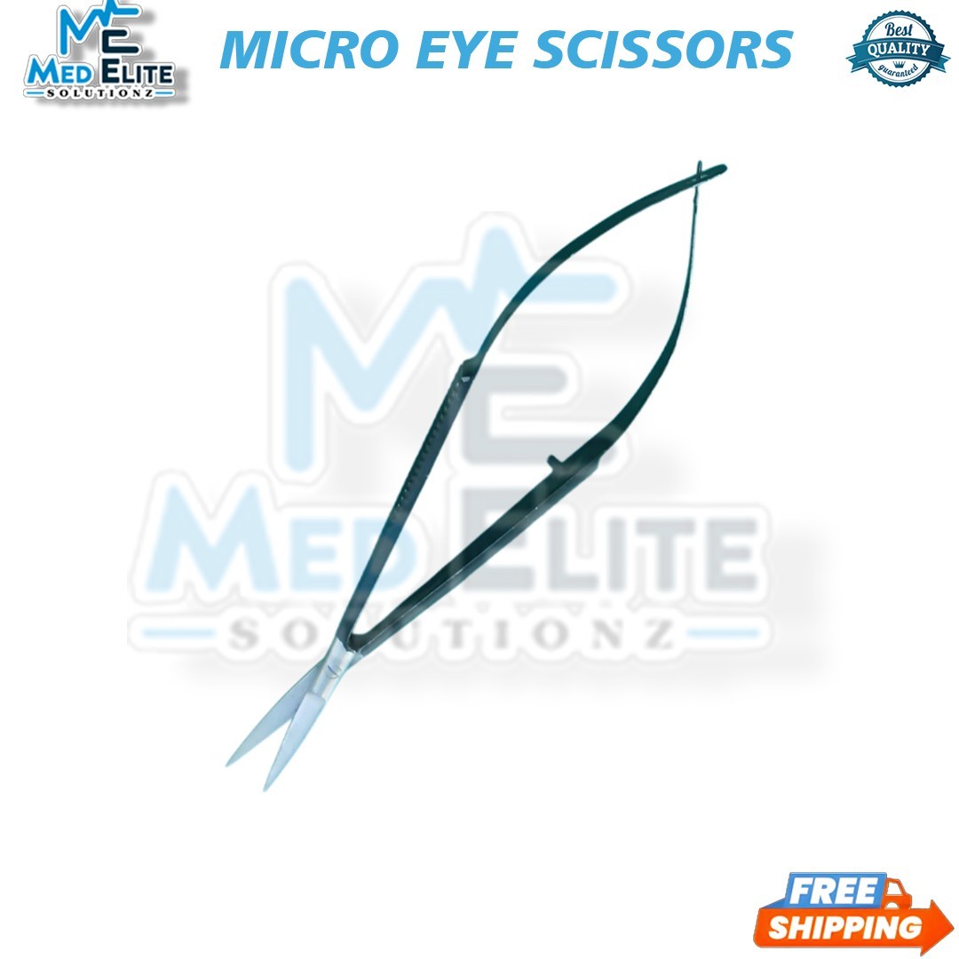 Eye Scissors (cvd) With Black Coating Opthalmic Instruments 50 Micro