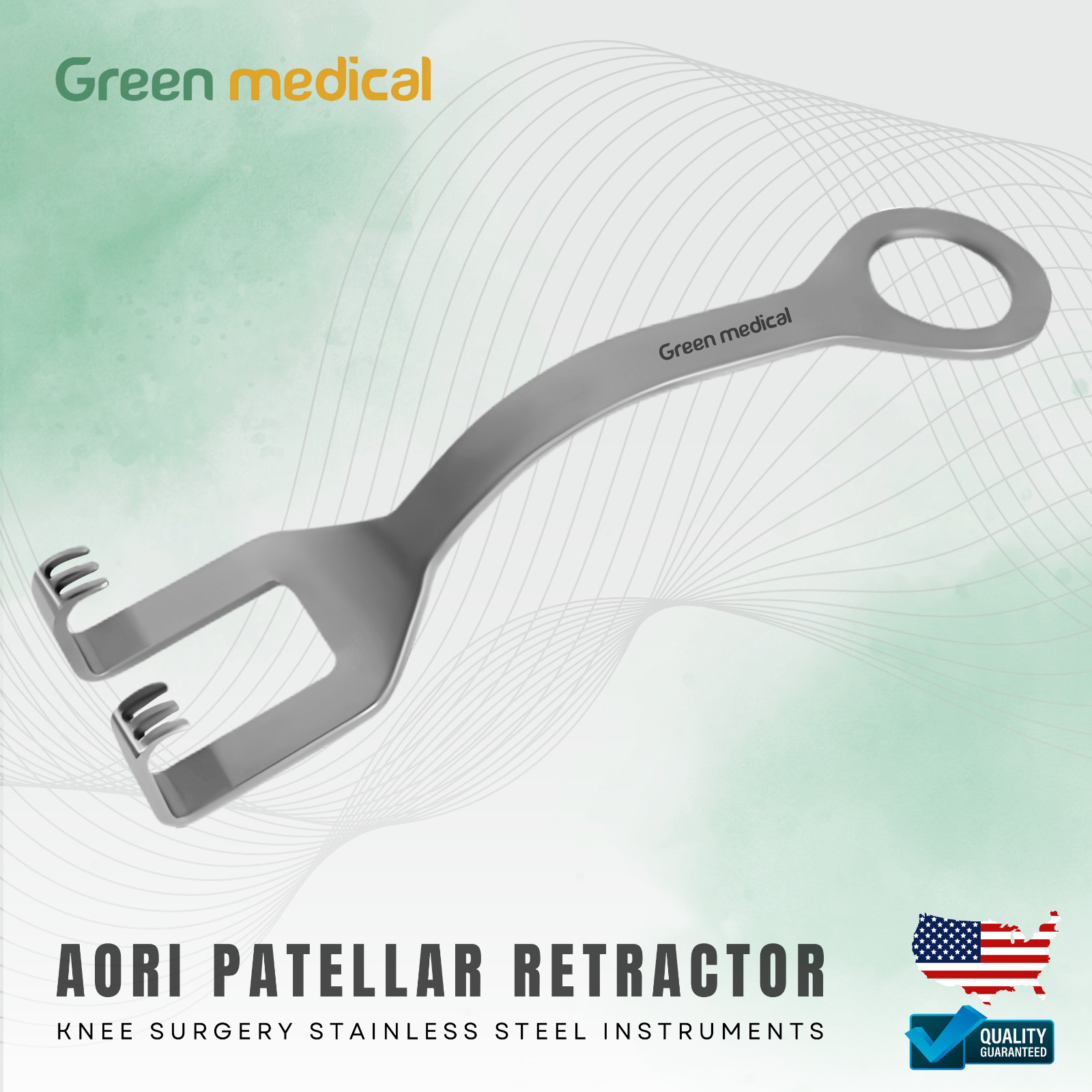 AORI Patellar Retractor | Orthopedic Knee Surgery Instrument