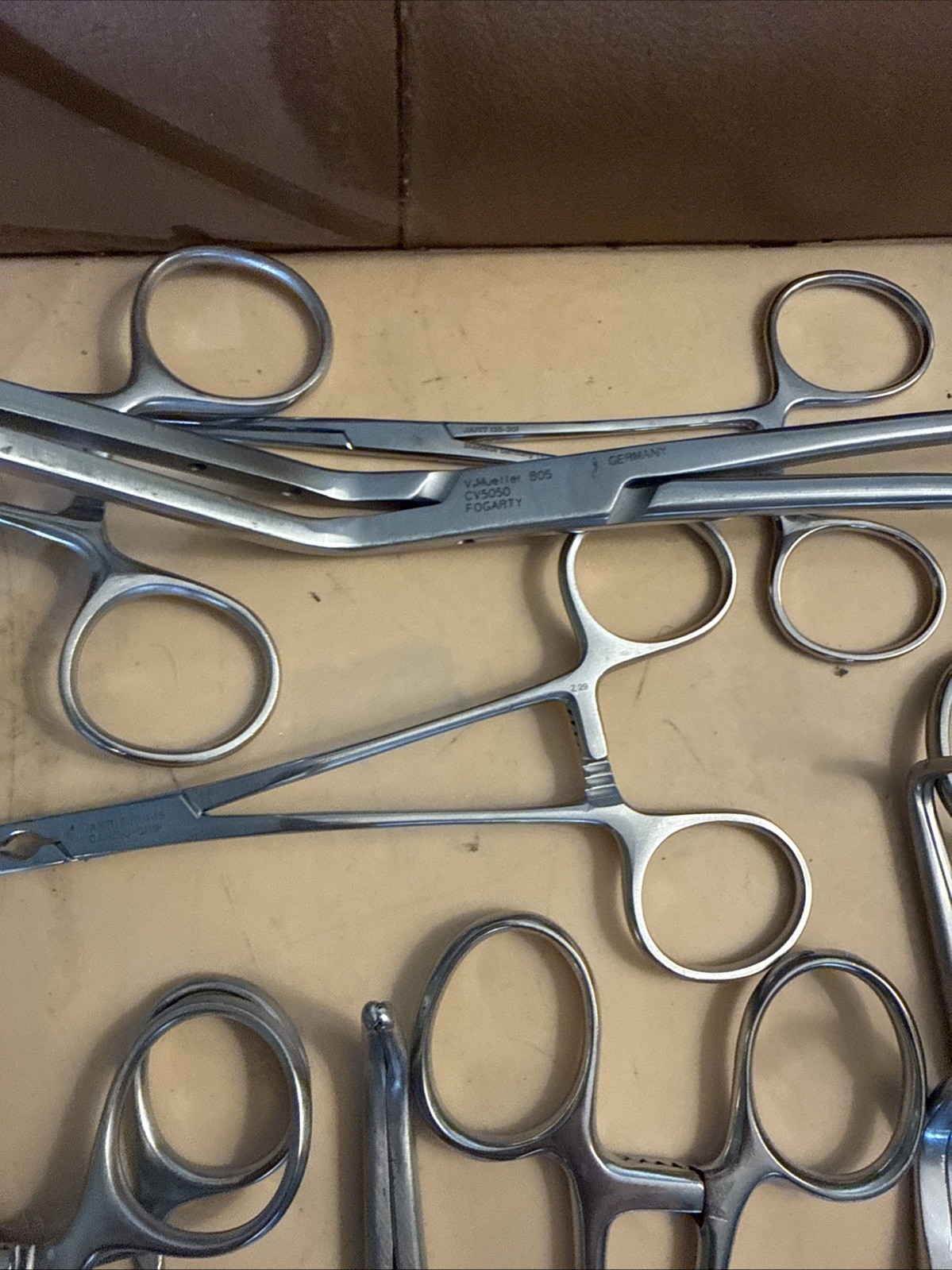 Lot of 35 Surgical Needle Holder Forceps Stainless Steel Curved Straight