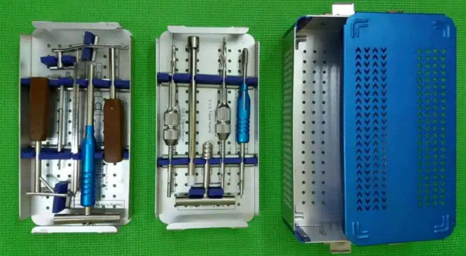 Orthopedic DHS And DCS Instrument Set With Graphic Case Box Surgical Instrument