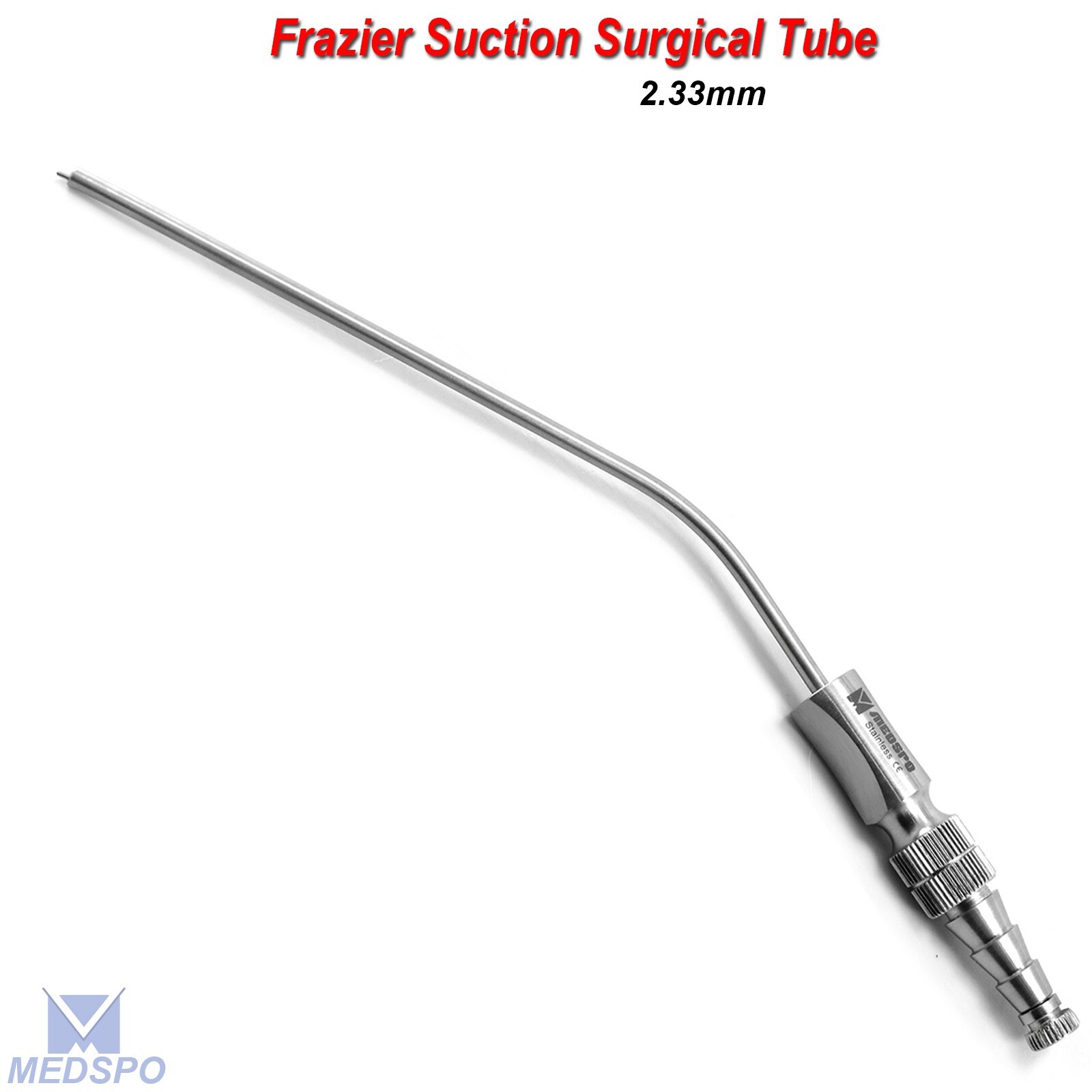 Medical Diagnostic Surgery Frazier Neurosurgical Suction Tube ENT 2.33mm CE Tool