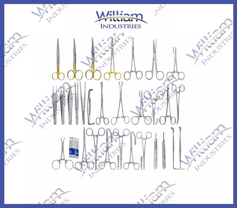 108 Pcs Major Surgery Basic Kit Surgical Medical Instruments Set German Grade
