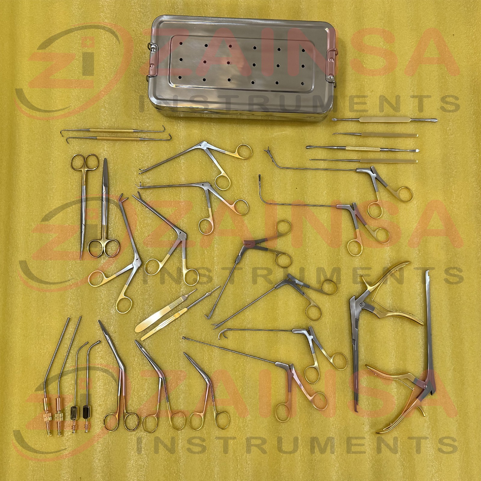 Fess Instruments Set Endoscopic Sinus Surgery A+German Steel ENT Instruments Set