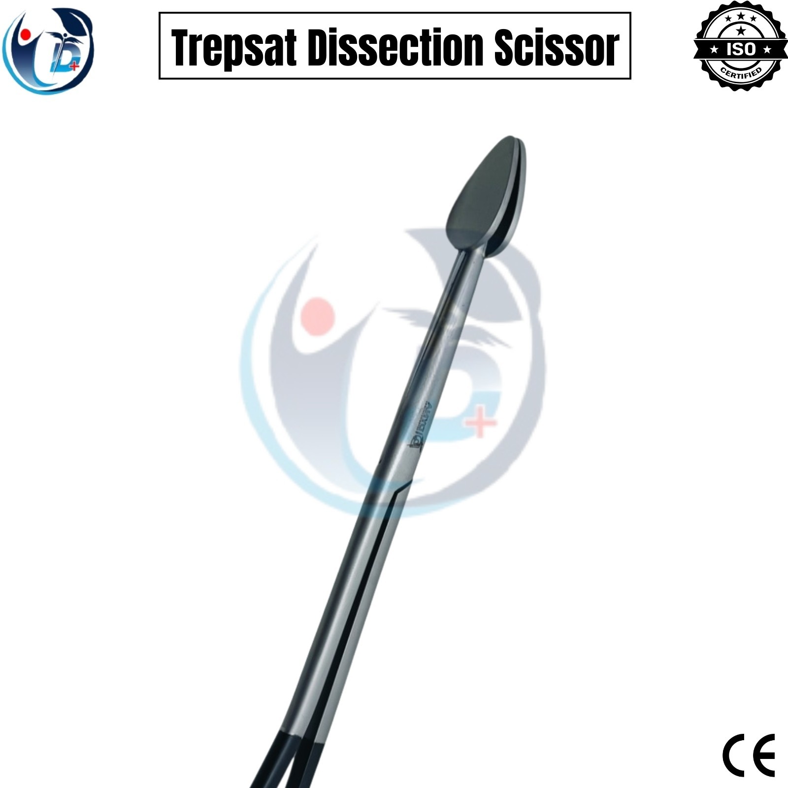 Trepsat Face Lift Dissection Scissors T/C Insert + Speculated Tips 7.5″ by Dyna