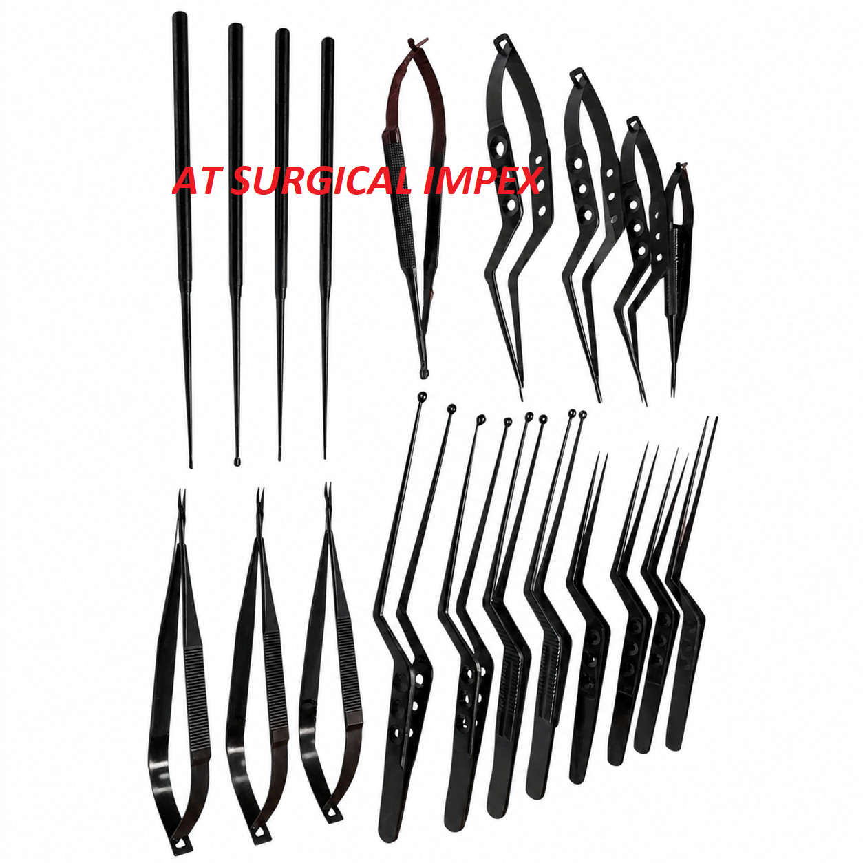 Kamiyama Micro Neuro Surgery Instruments Set 20 Pcs Precision Tools Kit