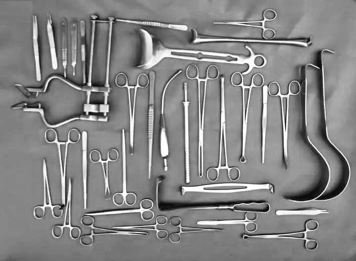 General Surgery Basic Laparotomy Surgical Instruments 108 PCS SeT
