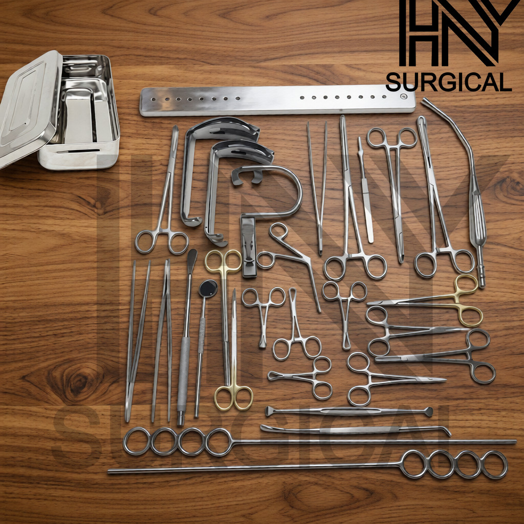 Tonsillectomy and Adenoidectomy 30 pcs kit Surgical Instrument Set + Free Box