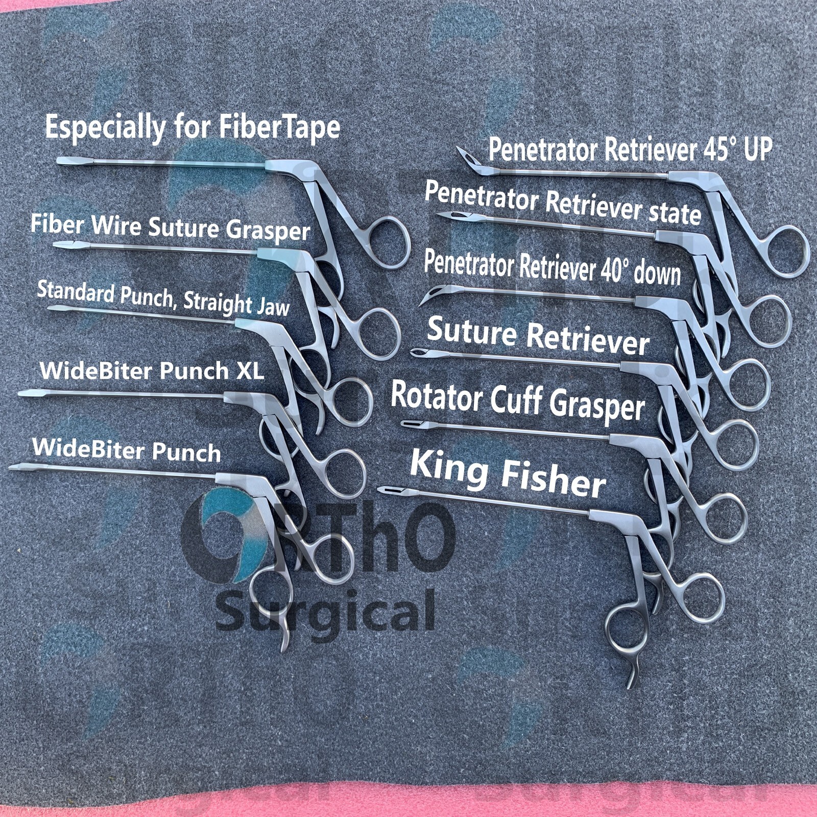 Arthroscopy Shoulder Surgery Instruments Set of 11 Pieces, German Quality Instru