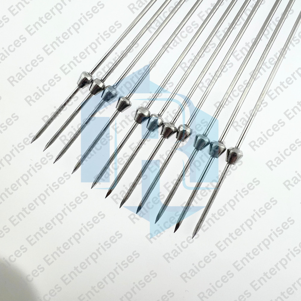 TPLO Plates Temporary Fixation Surgical Jig Pins 1.5-2.0mm Set of 100 Pcs 316L