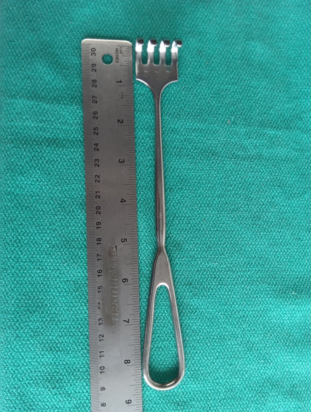 Weck Blunt Volkman Retractor 8-1/2″, 4 Prongs, Stainless Steel