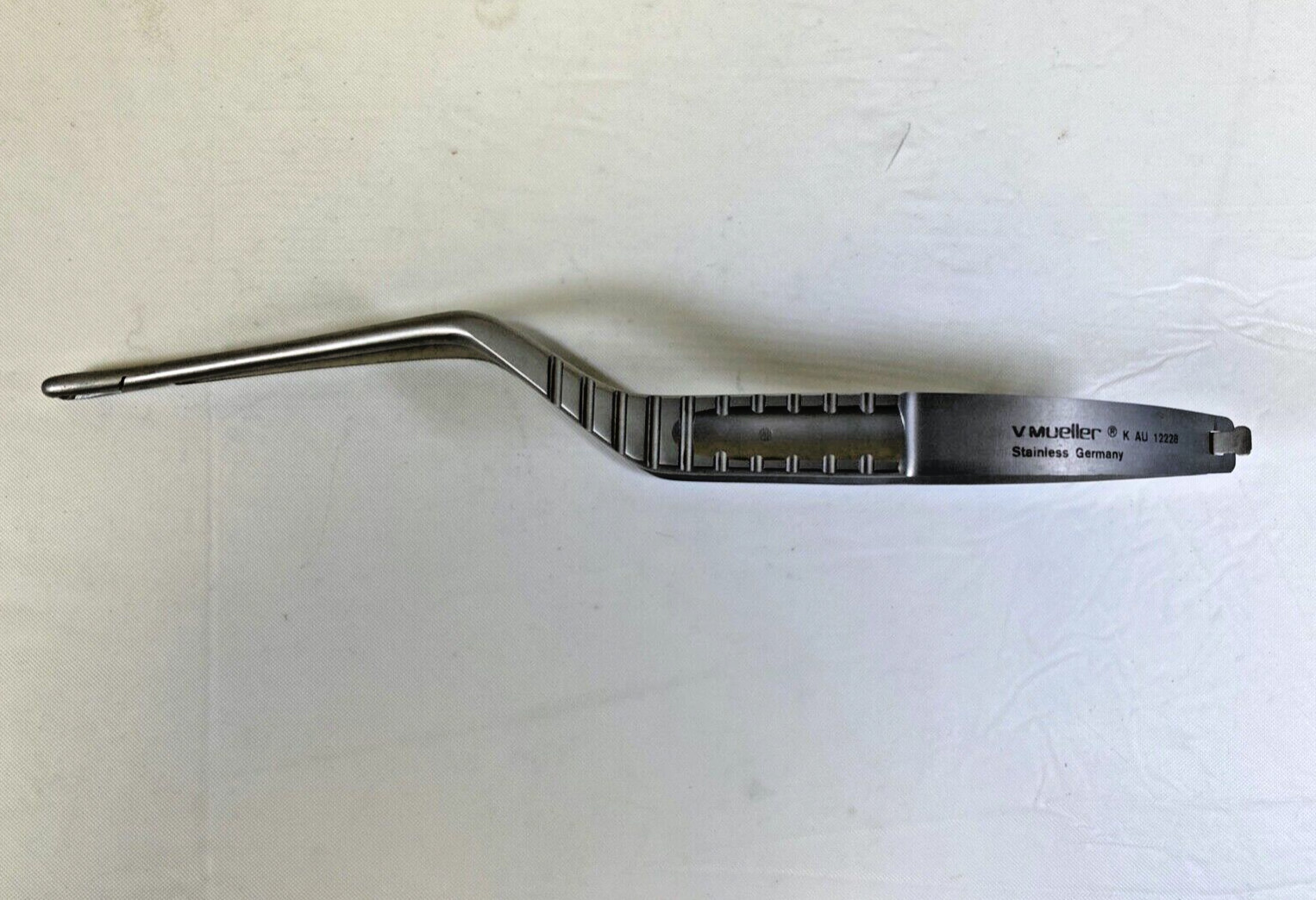 V. Mueller AU12228 3mm Biopsy Cup Forcep Bayonet 6.5″ Squeeze Type ENT Neuro
