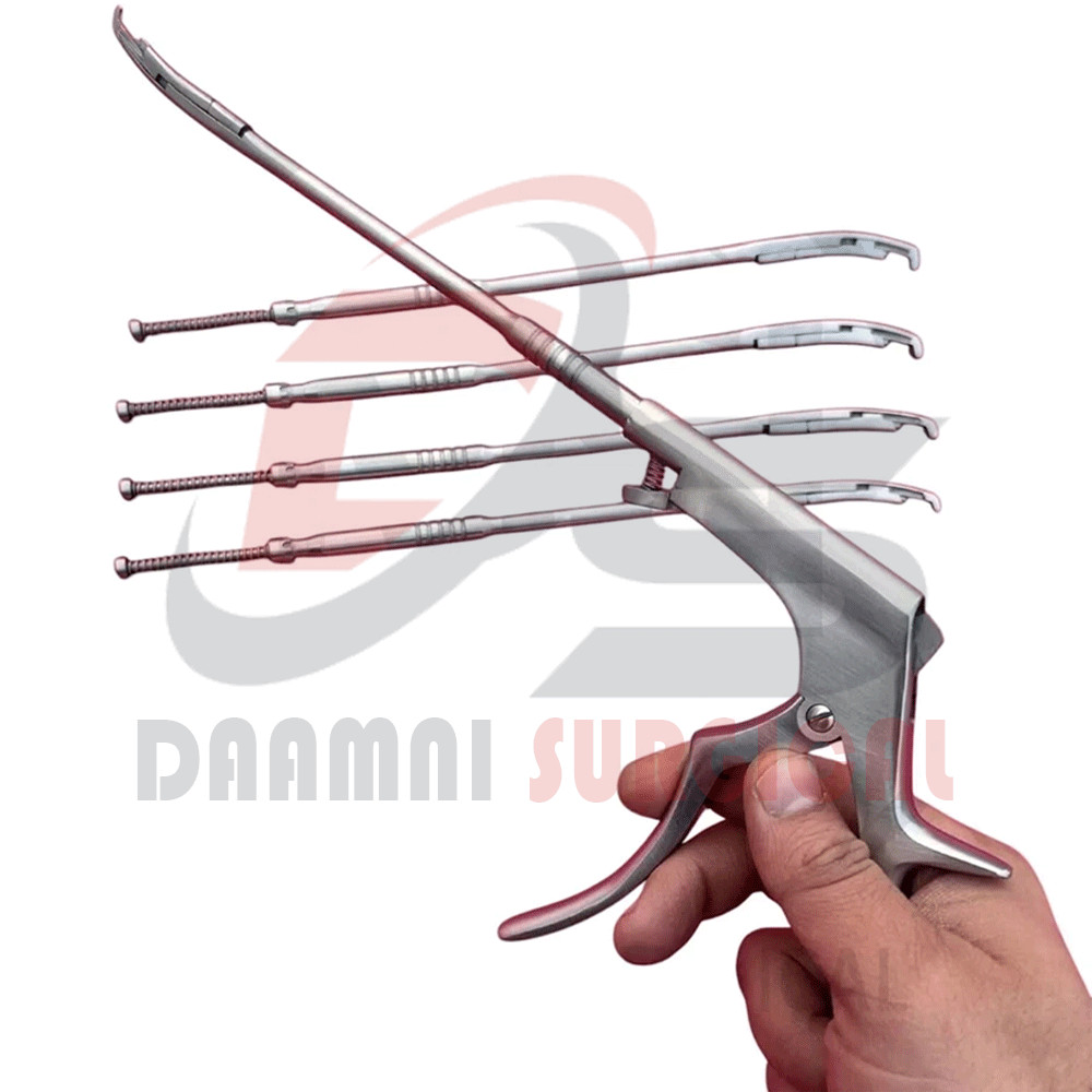 Angled Interlaminar Spine Endoscopic Set Spine Endoscopic Surgery Rongeur Set