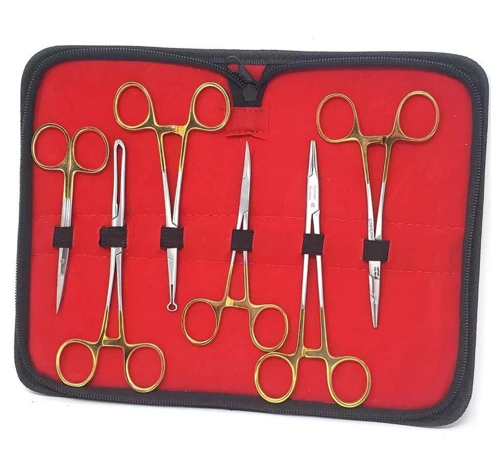 6 Pcs Sutureless Vasectomy Surgery Set Urology Instruments Kit Sama Industries