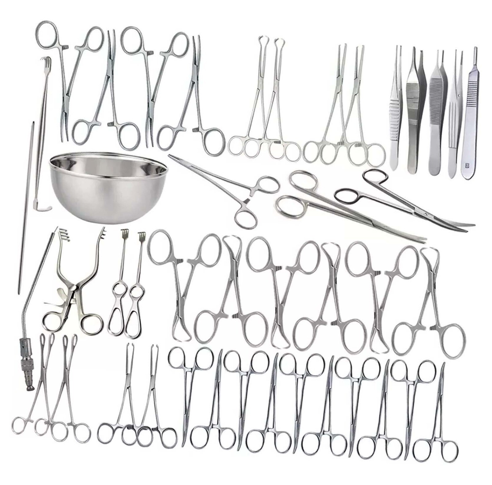 Tendon Nerve Repair Plastic Surgery Set Of 43 Pcs Complete Surgery Instruments