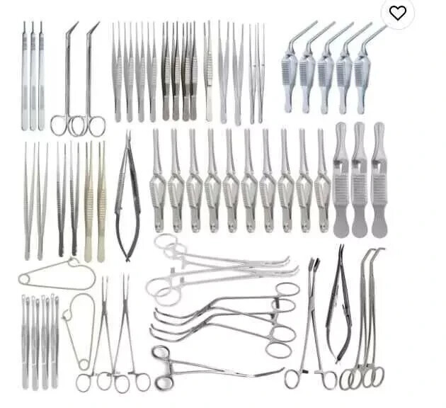 Set of 61Pcs Major Vascular Surgery Specialty Surgical Instrument Set