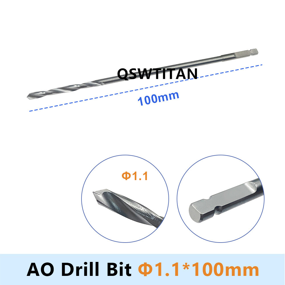 Bone Drill AO Quick Change Drilling bits Stainless Steel Orthopedic Instrument