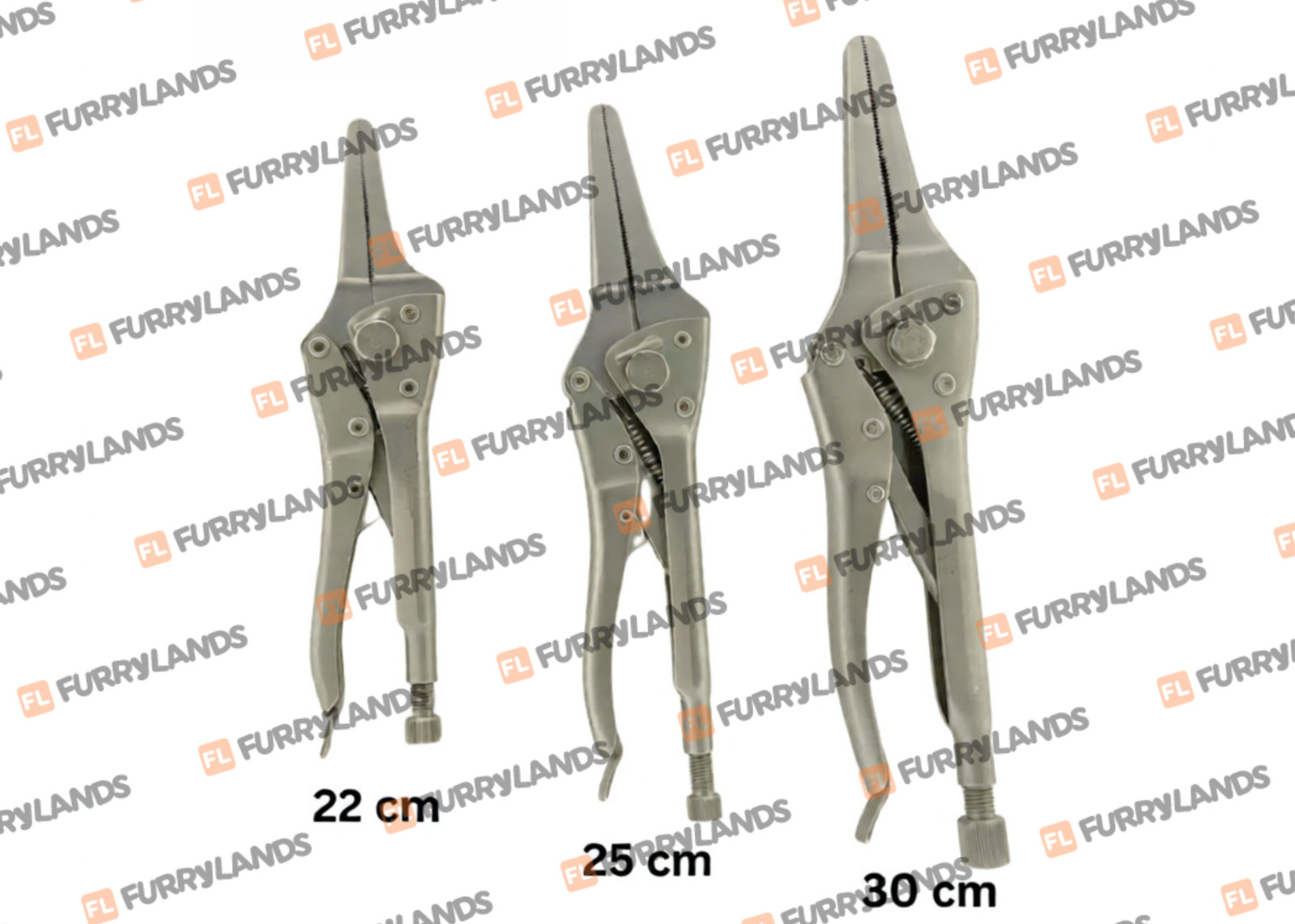 Needle Nose Locking Pliers 3 Pcs – 22cm, 25cm, 30cm tools