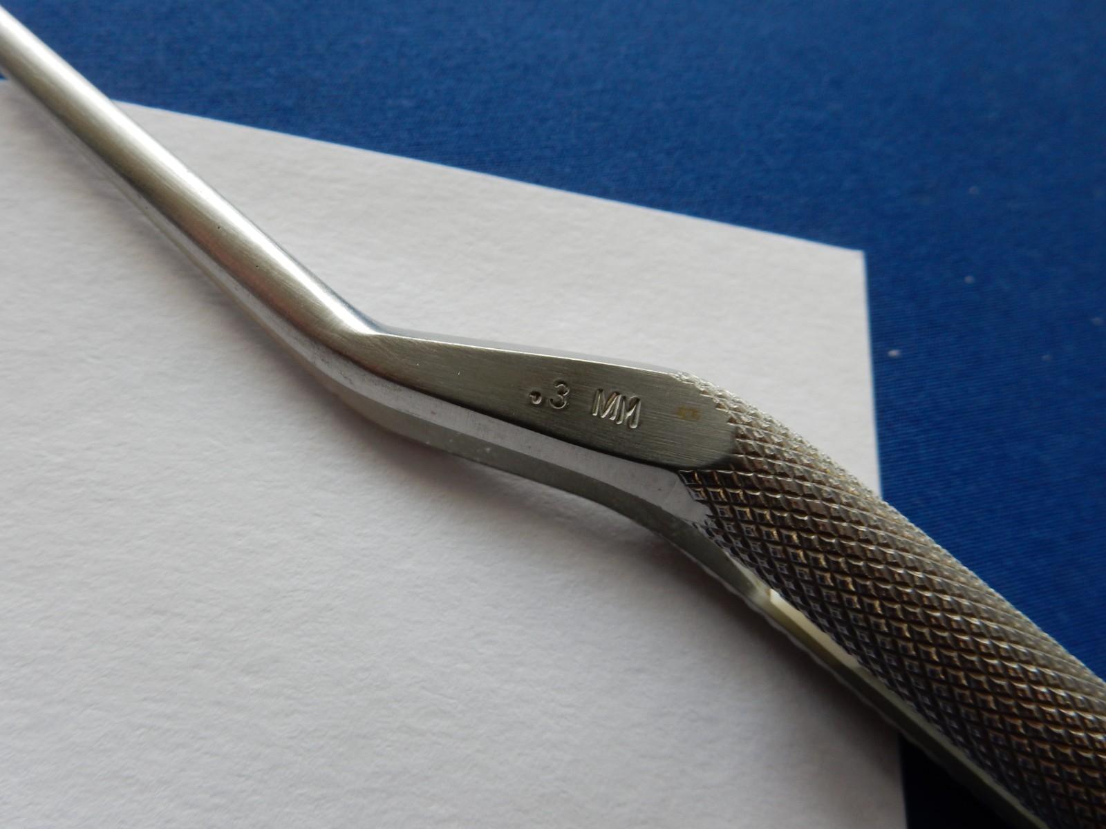 V. Mueller NL3785-110 Rhoton Bayonet Bipolar Forceps .3mm Tips