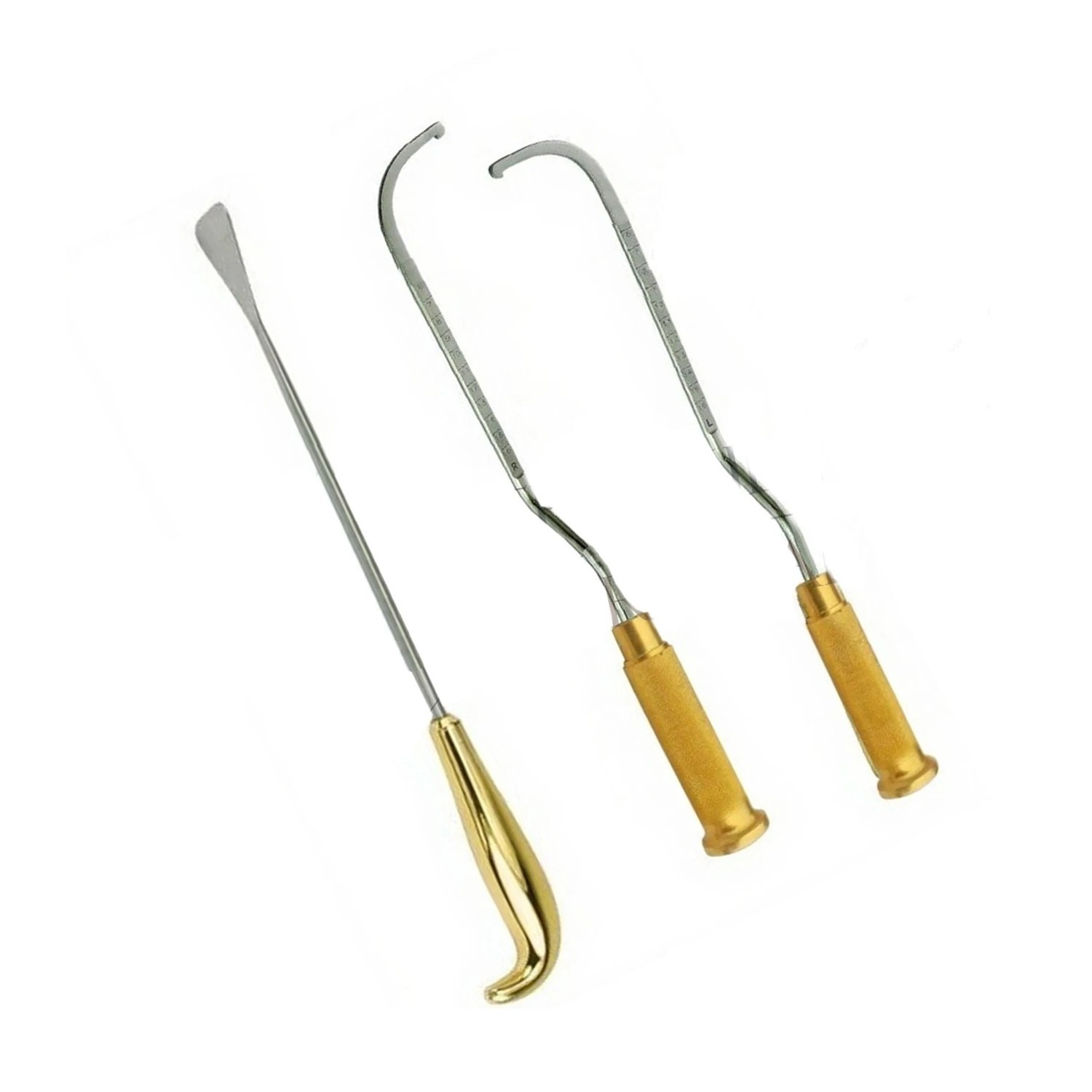 Set of 3 Plastic Surgery and Breast Surgery High-Quality Instruments