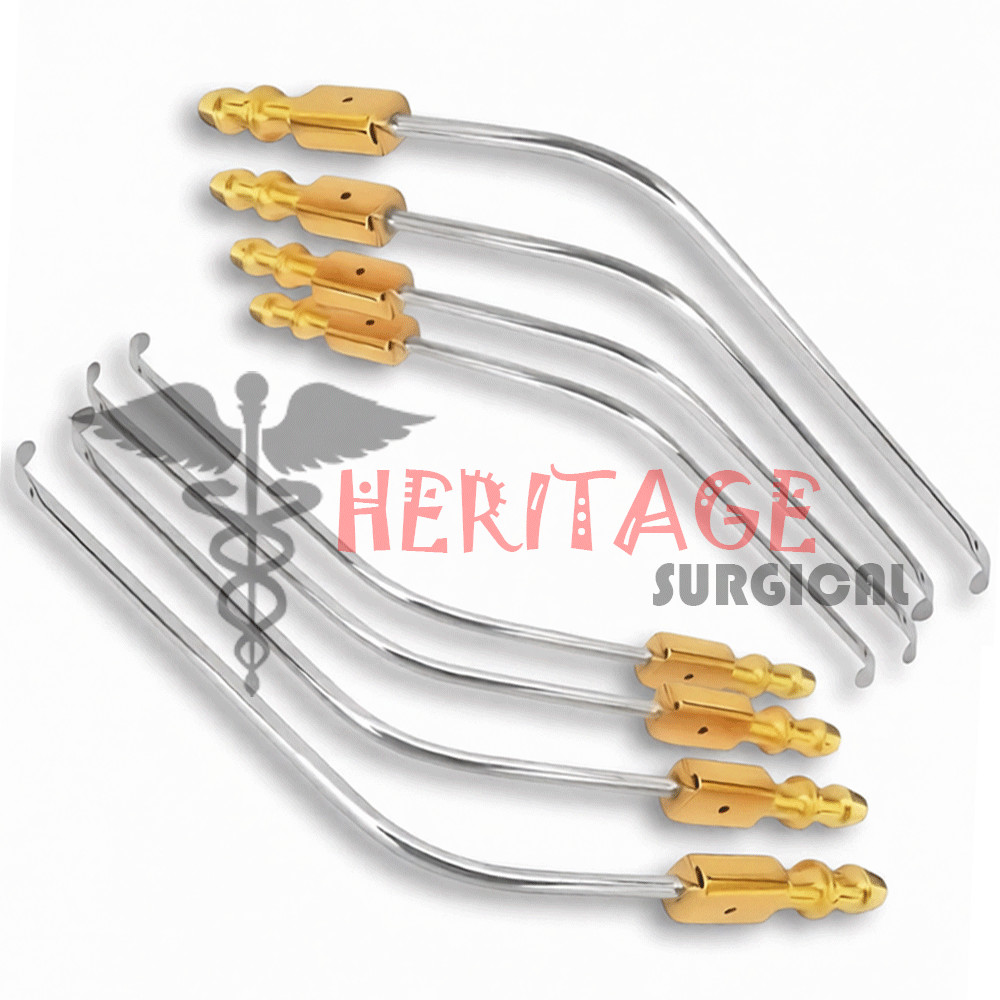 21.5cm Love Nerve Root Retractor with Suction Tube Professional Neuro Spine