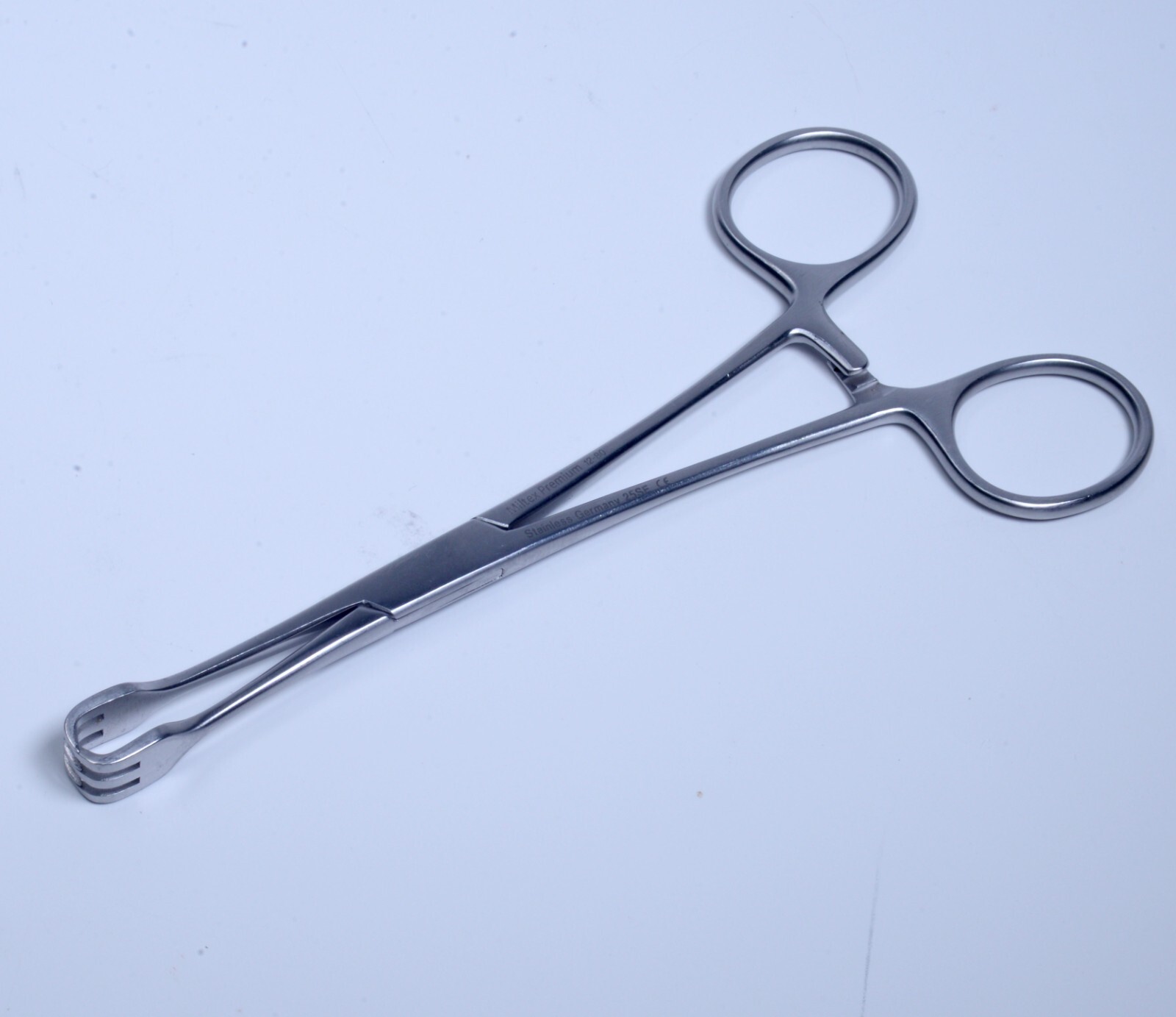 Integra Miltex #12-80 Lahey Traction Forceps 6¼” Stainless Steel 3×3 Surgical