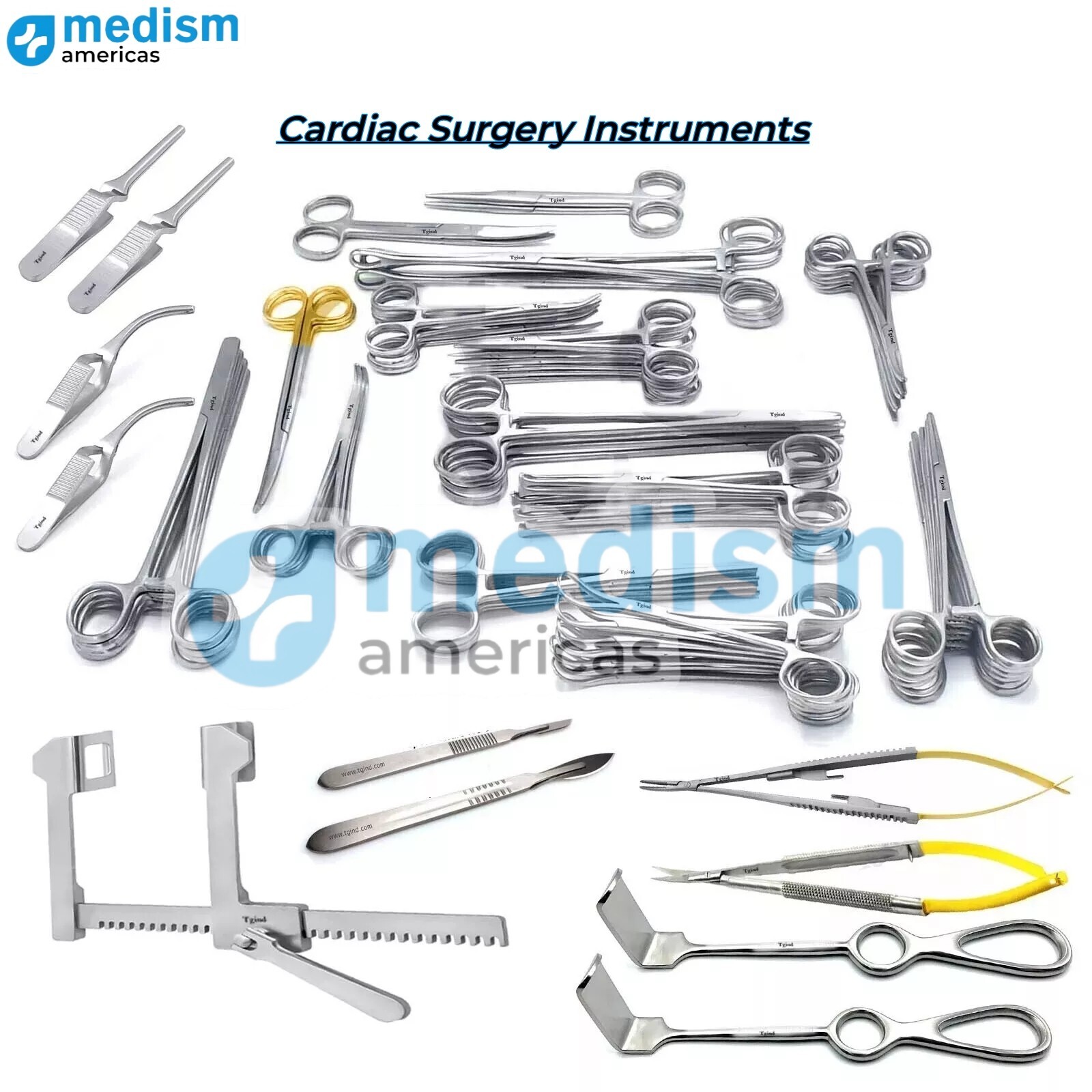 90 Pcs Cardiology New Cardiac Surgery Instruments Set Surgical Instruments