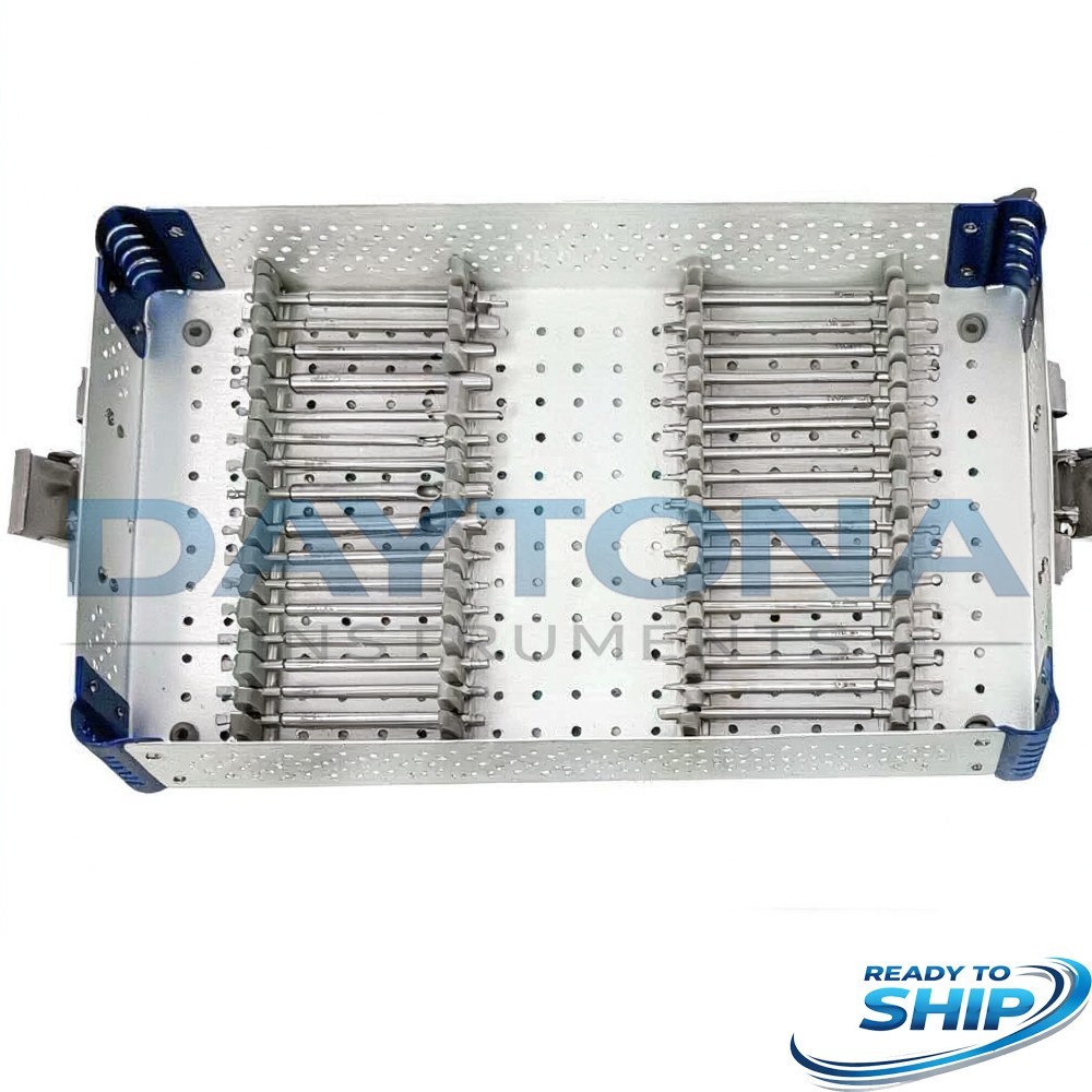 Broken Screw Remover Instrument Set 48 Pcs Orthopedic Surgi Extraction Kit + Box