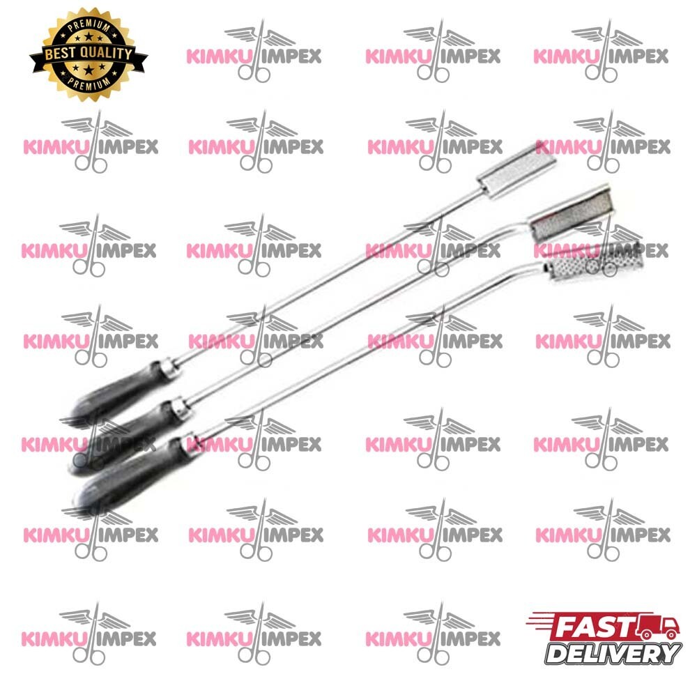 Equine Dental Float Rasp Down,Up,Straight Veterinary Instruments Set Of 3