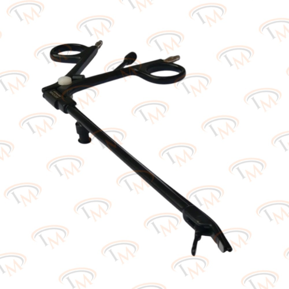 STAMMBERGER Bipolar Suction Forceps – 12.5cm Length, 15° Up Tip, with 3m Cord