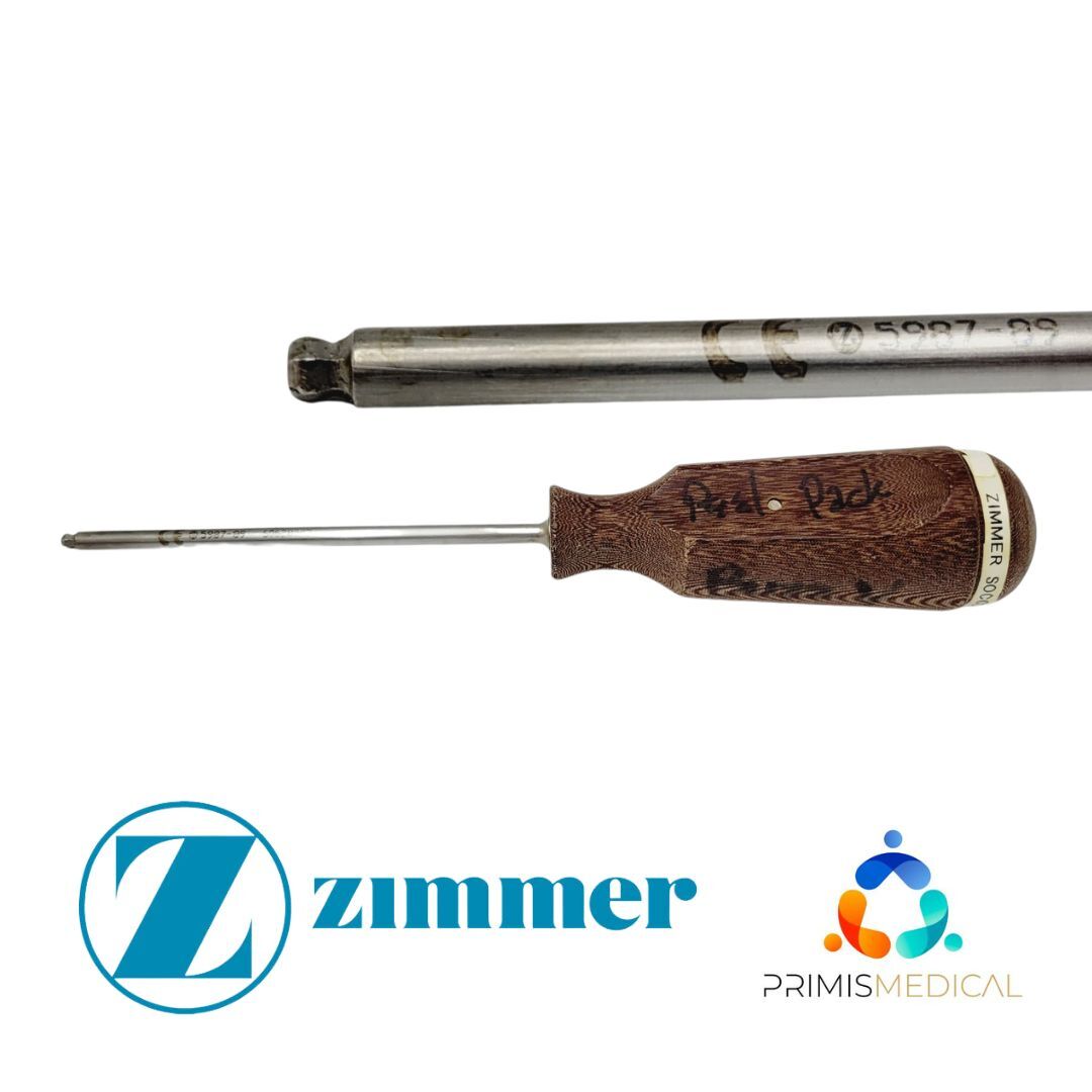 Zimmer 5987-89 Wood Handle Orthopedic Driver 8-3/4″
