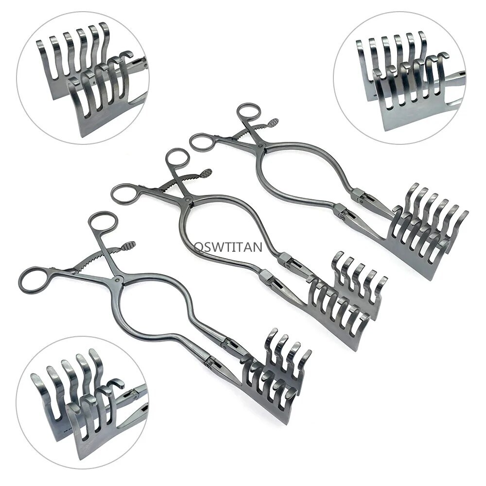 Wests Self Retaining Retractor Multi-Hook Retractor Orthopedic Instrument