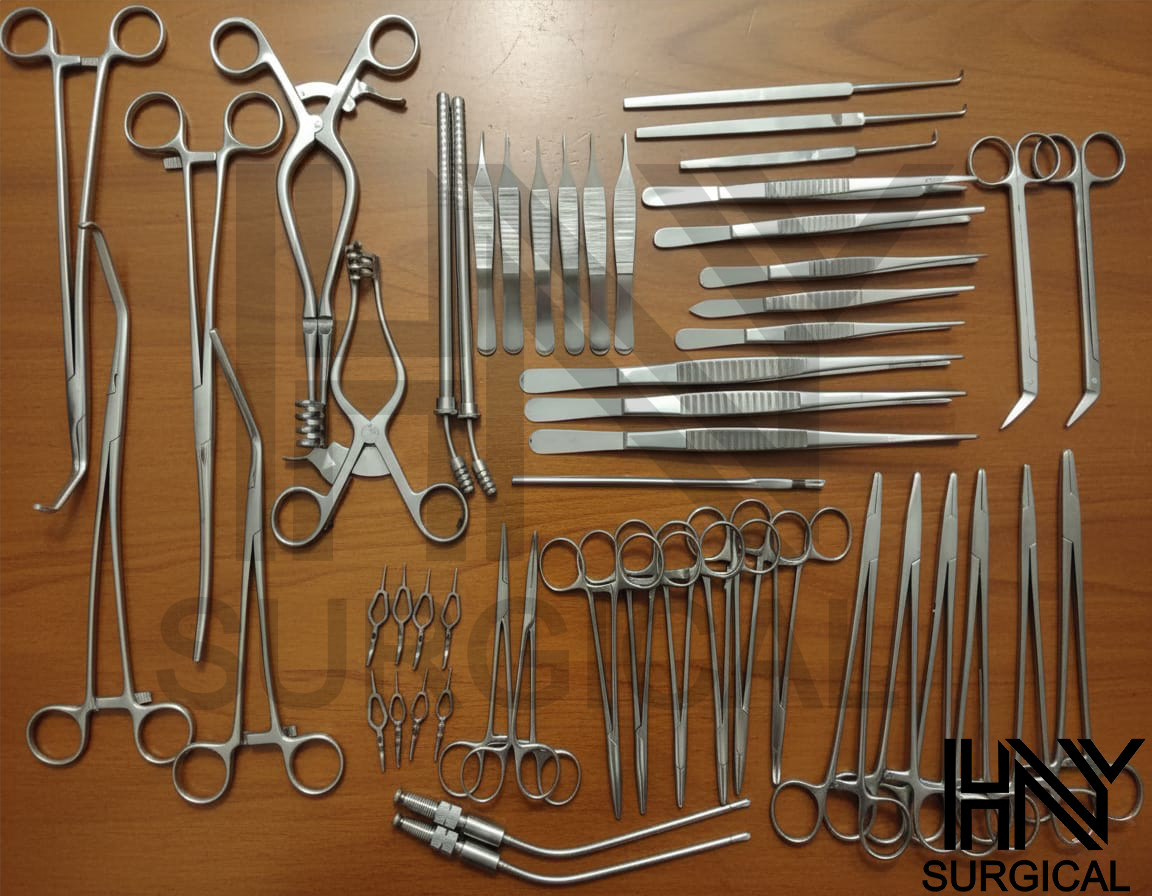 Vascular Surgery Set of 52 pcs Surgical Specialty Surgical Instruments Set