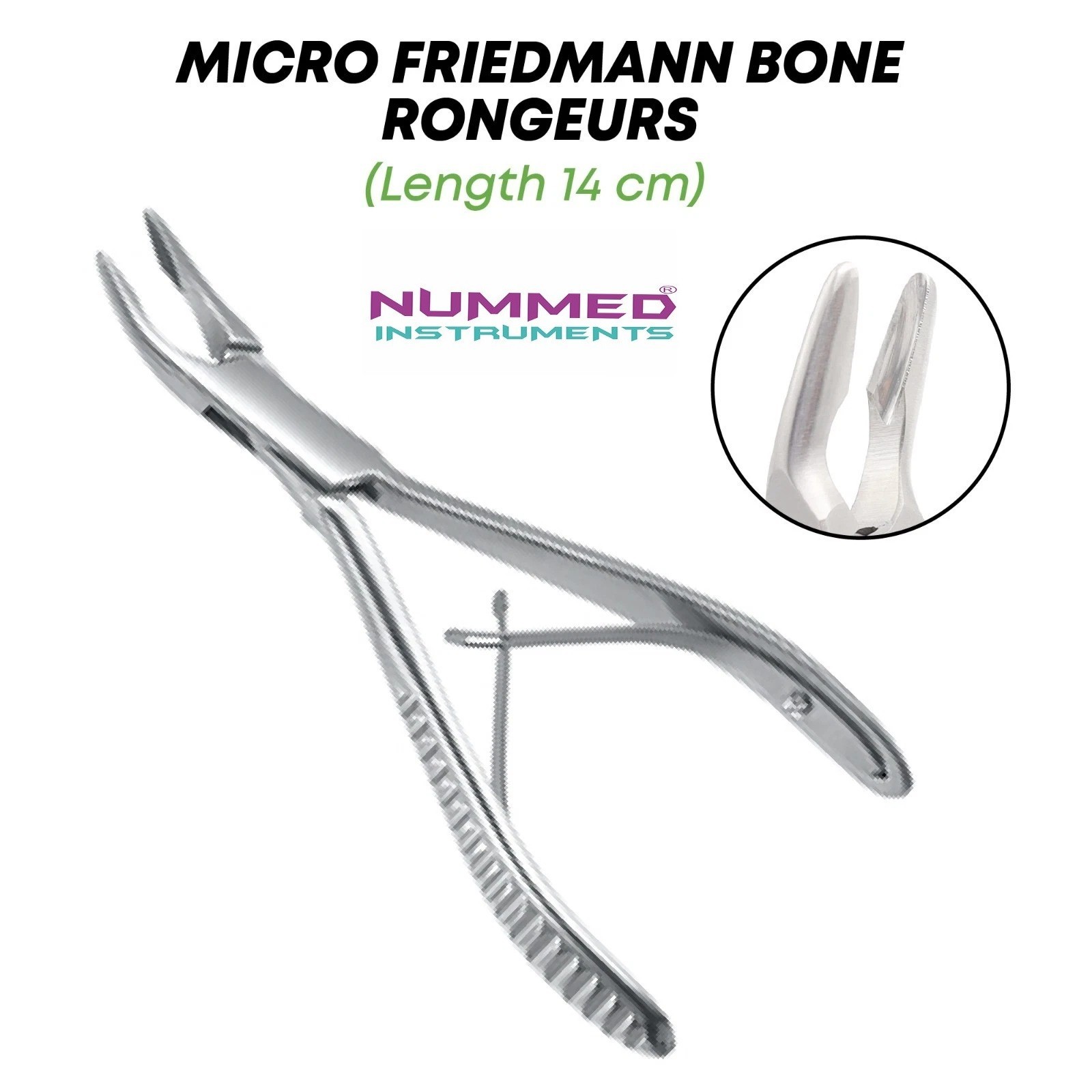 Micro Friedmann Bone Rongeurs 14 cm Orthopedics Surgical Instruments German