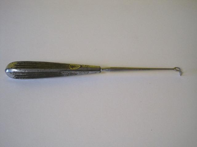 V MUELLER JONES CURETTE INFANT 4MM 8.5″ LONG MDL RH-4450 GERMANY STAINLESS STEEL