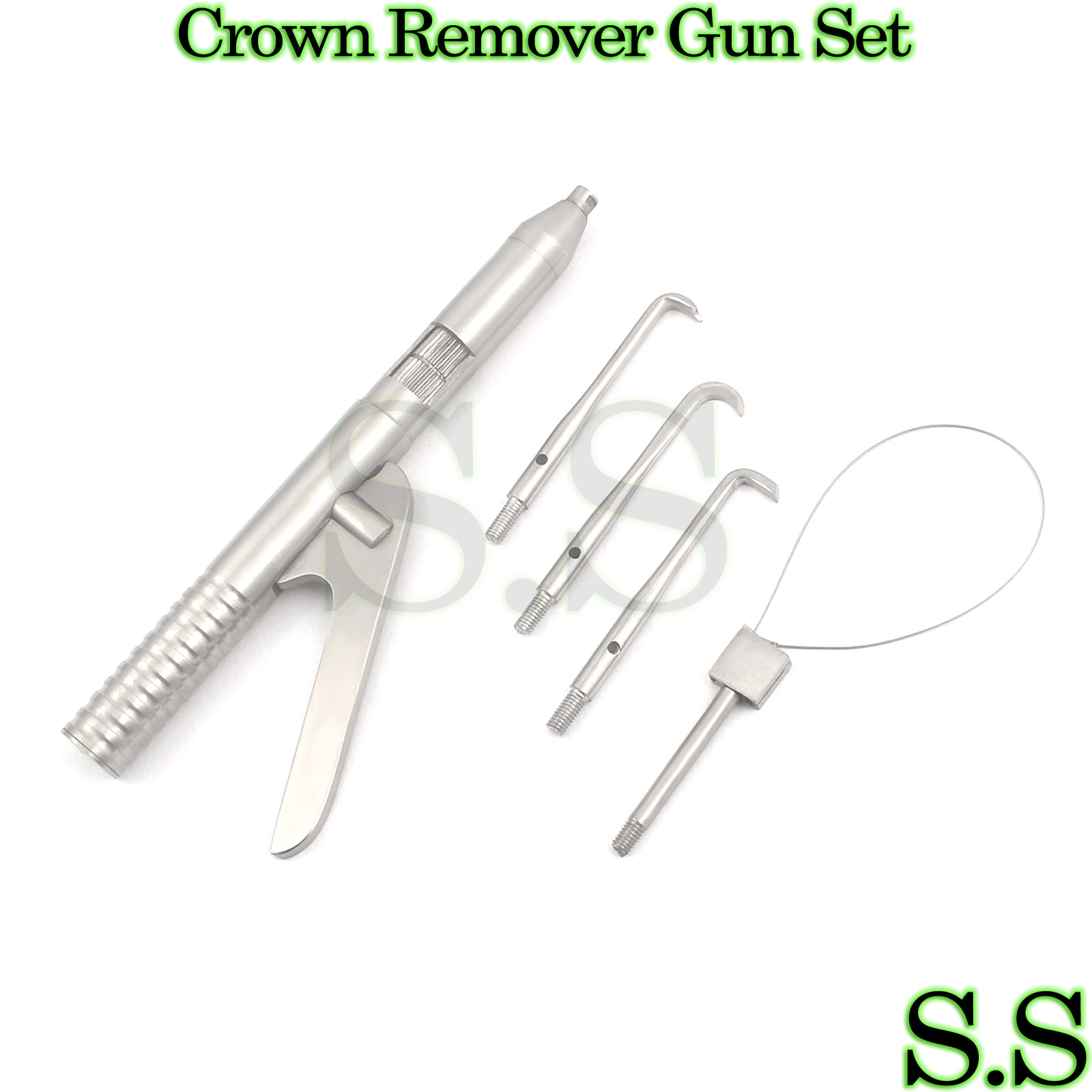 Crown Remover Gun Set New, Dental & Surgical Instrument