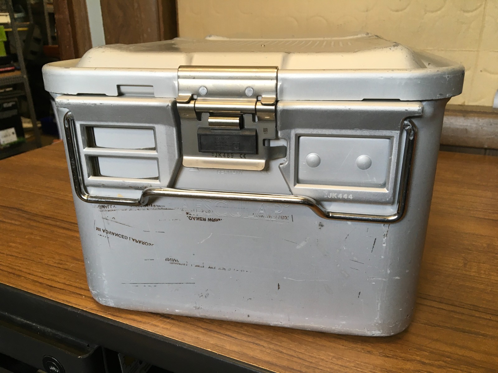 Aesculap JK489 JK444 Surgical Instruments Storage Case Sterilization