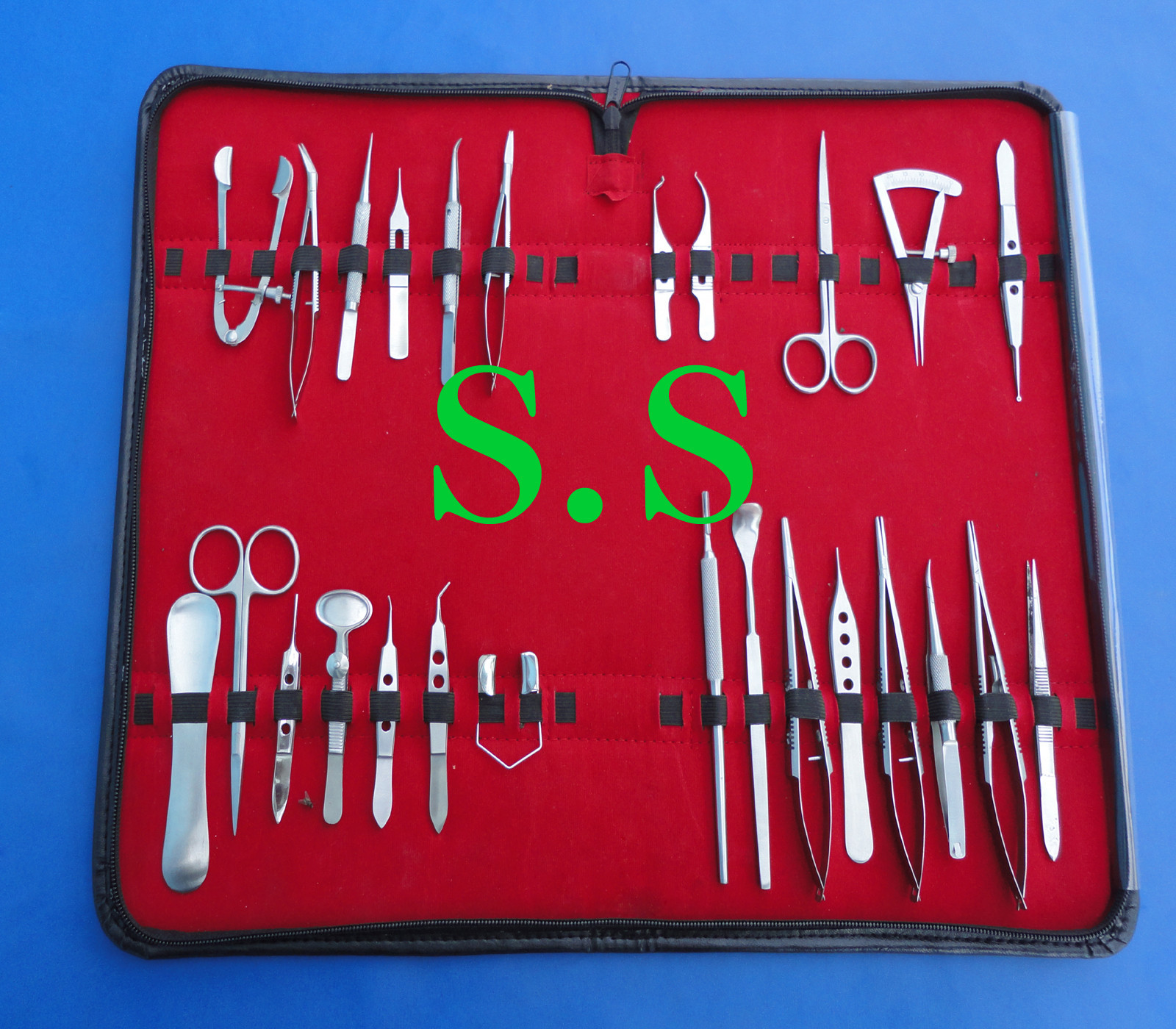 26 Pieces Set Basic Eye Micro Surgery Surgical Instruments Kit EY-044