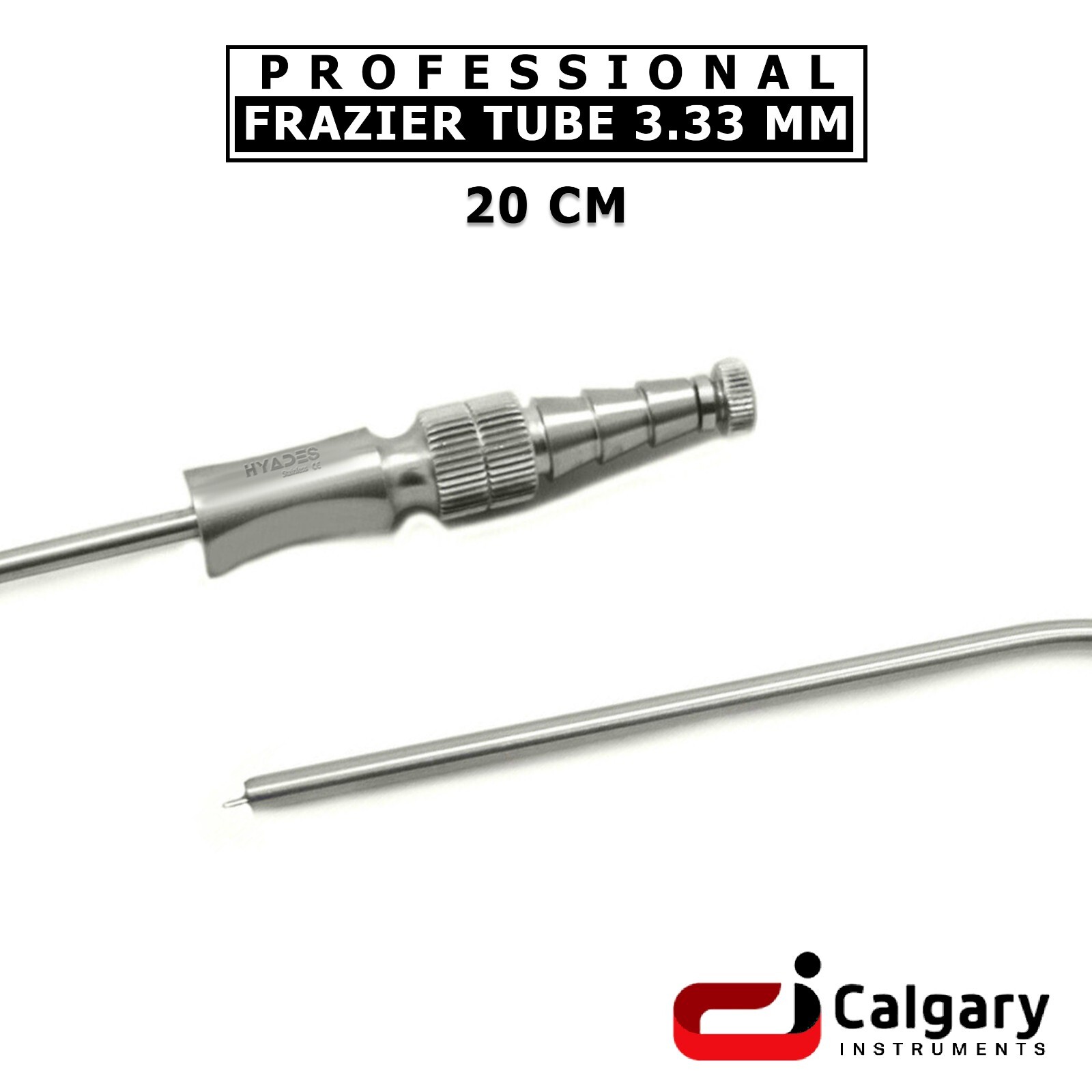 Surgical FRAZIER Suction Tube 3.33mm Dental ENT Surgical Medical Instruments CE