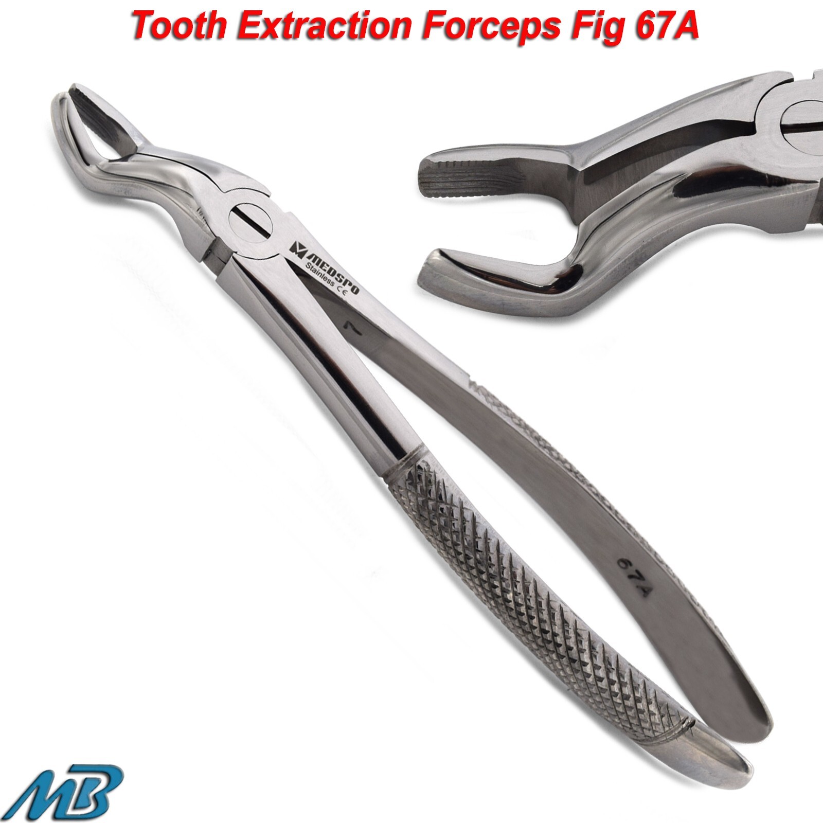 Dental Tooth Extraction Surgical Extracting Forceps Upper Wisdom Forceps Fig.67A