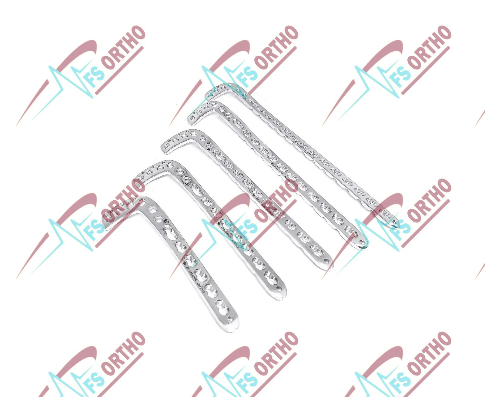 Dïstal Tibïa Locking 4,6,8,10 & 12 Hole Plates L& R & LCP Screw 102 Pcs SS316L