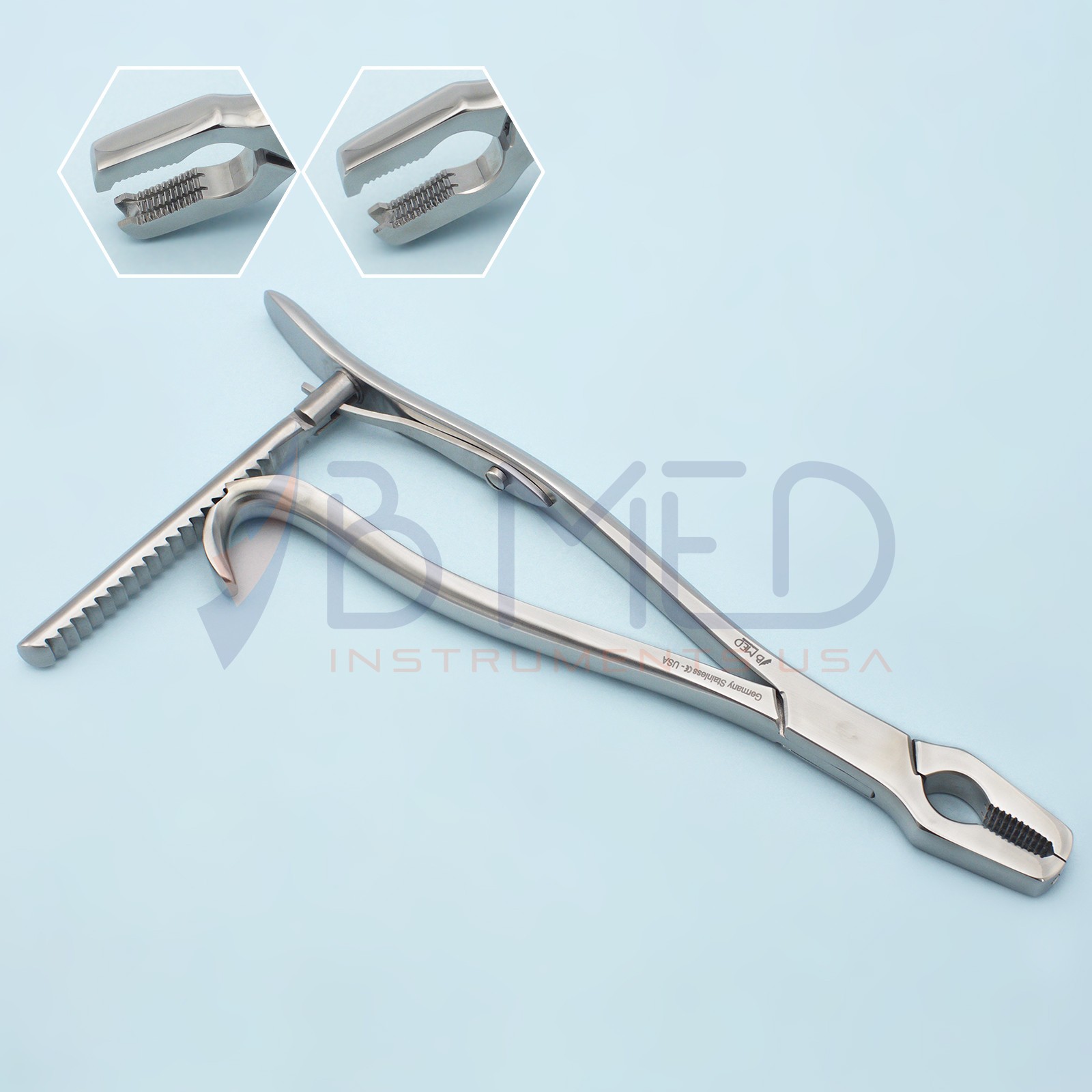 Kern Bone Holding Forceps 8″ With Ratchet B-Med OR Grade Orthopedic Instruments