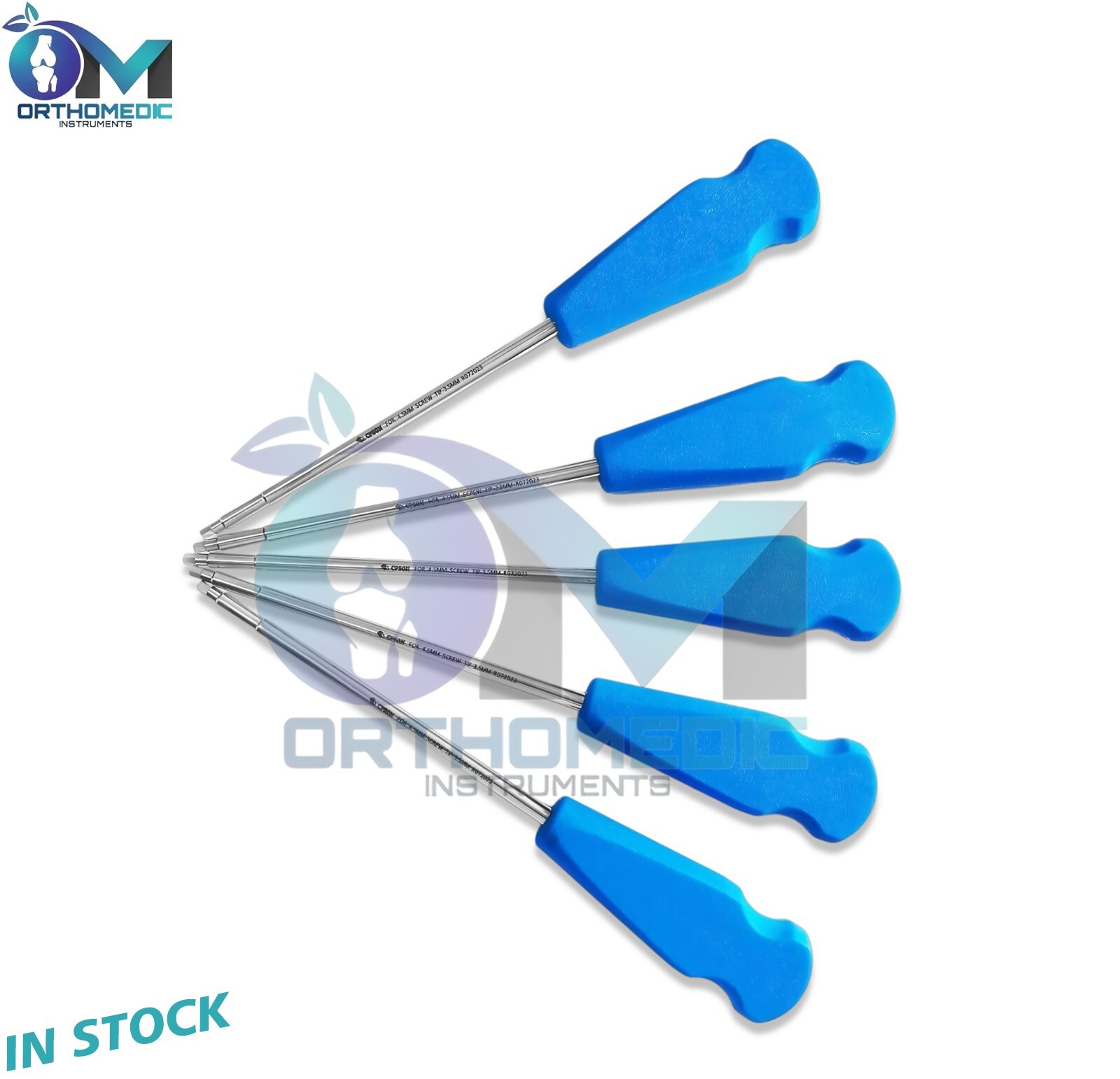 Screwdriver with Silicon Handle (Tip-3.5mm) set of 5pcs Veterinary Instrument