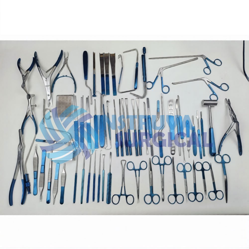 Rhinoplasty Instrument Set Titanium Coated Nose Surgery Premium Quality – Box