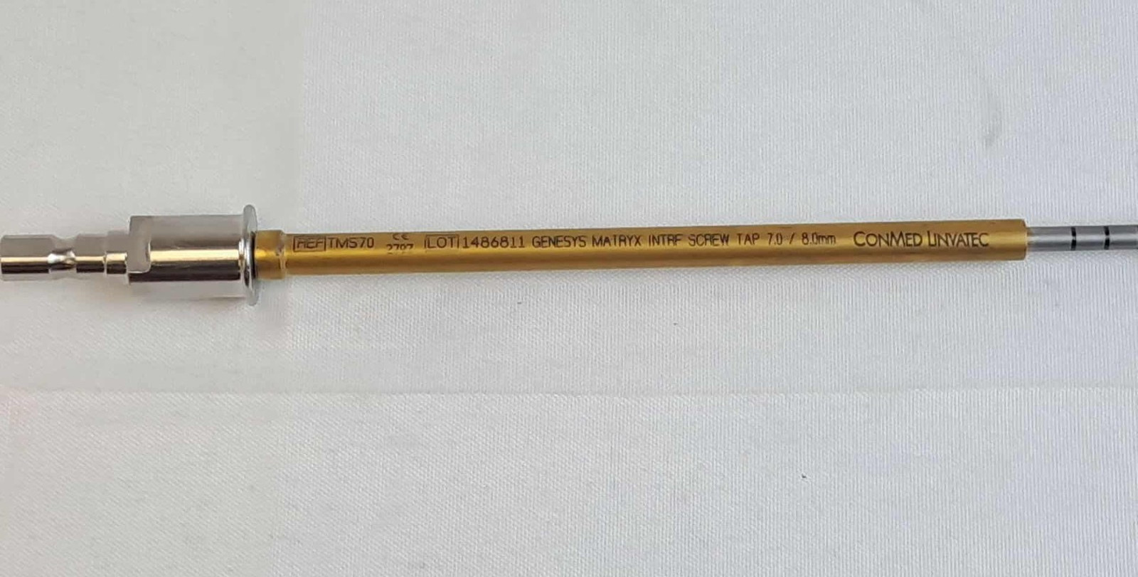 Conmed Linvatec TMS70 Genesys Matrix Interference Screw Tap 7.0/8.0mm