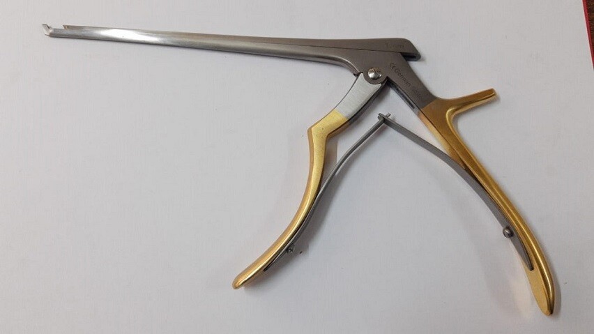 Kerrison Punch Faris smithSet5Pcs up bite45Degree 7inch Shaft SurgicalInstrument