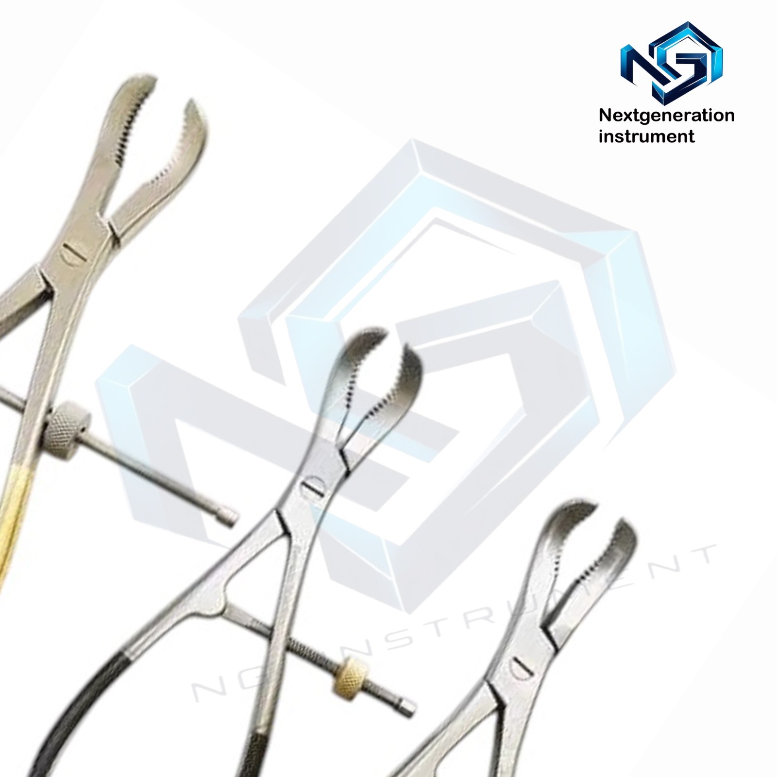 Bone Reduction Holding Forceps 3PCS Orthopedic Surgical Stainless Instrument Set