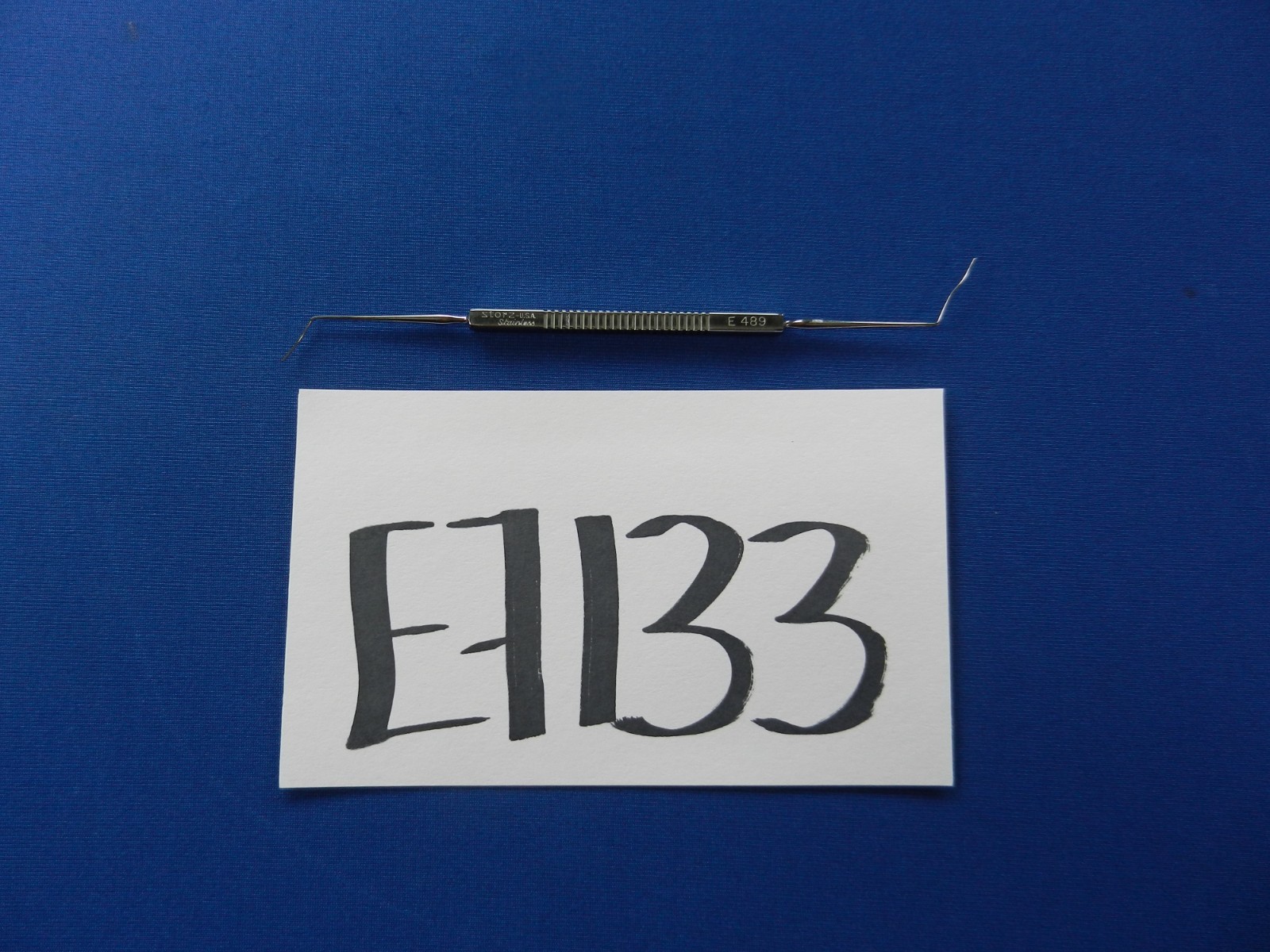 E7133 Storz E489 Castroviejo Double Ended Cyclodialysis Spatula
